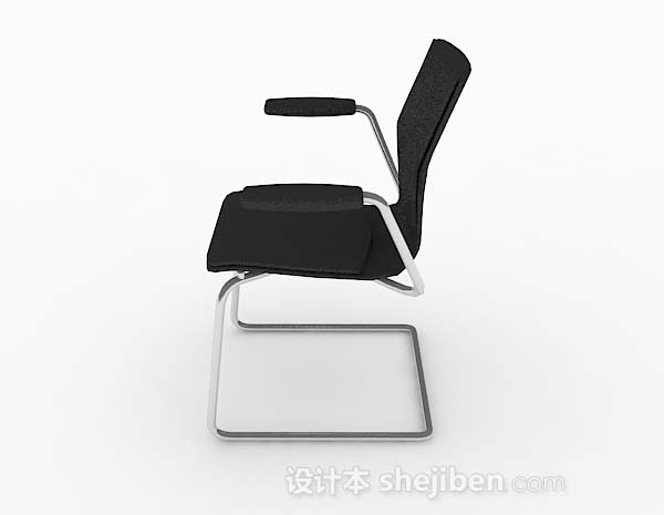 免费现代黑色简约椅子3d模型下载