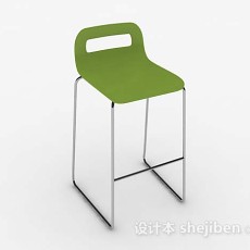现代简约绿色休闲椅子3d模型下载