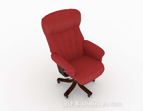 现代红色高档椅子