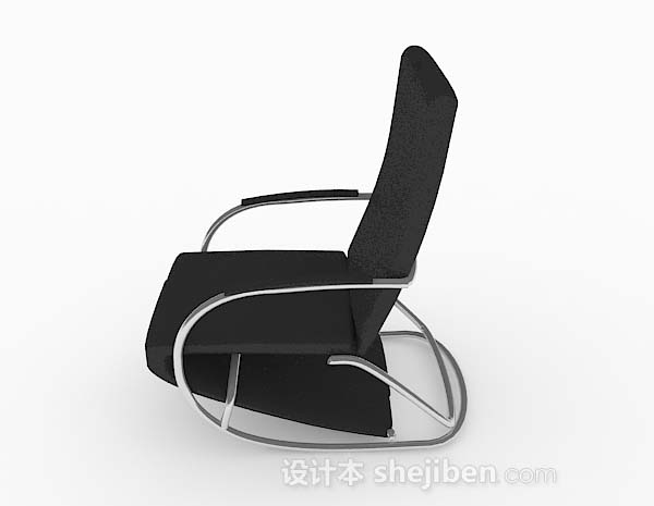 免费黑色椅子3d模型下载