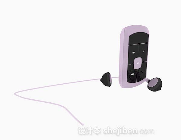 紫色MP33d模型下载