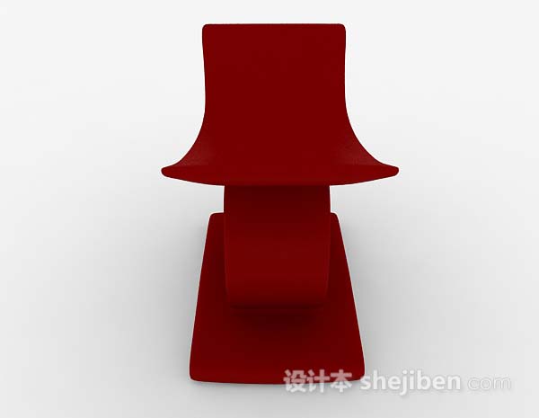 设计本红色现代摆设品3d模型下载