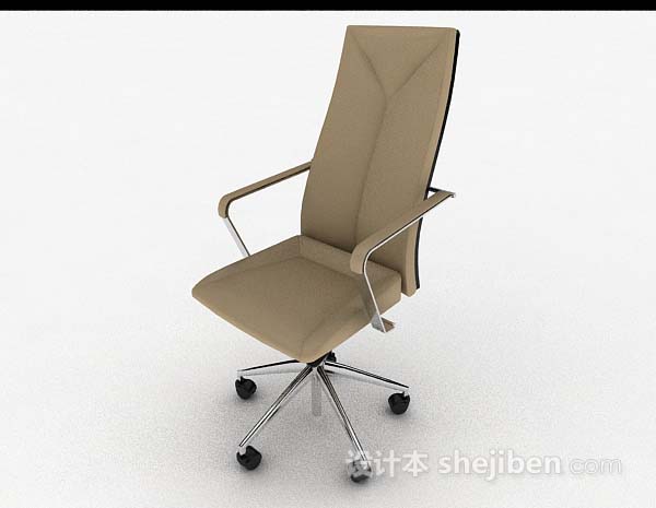 现代简约轮滑式休闲椅3d模型下载