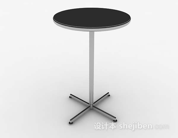 圆形休闲桌子3d模型下载