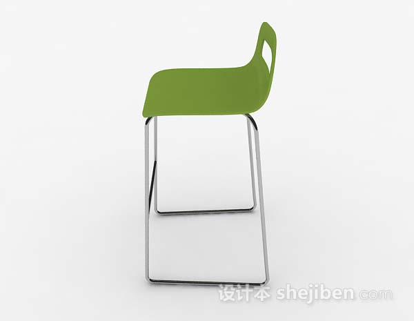 现代风格现代简约绿色休闲椅子3d模型下载