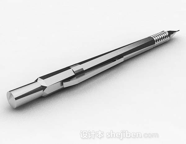 现代风格自动铅笔3d模型下载