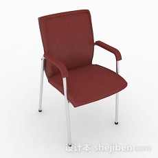现代简约红色家居椅子3d模型下载