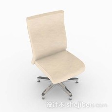 现代休闲黄色椅子3d模型下载