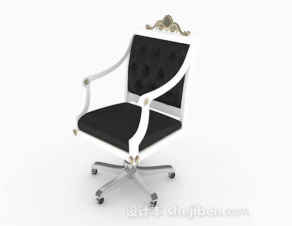 欧式风格欧式家居休闲椅子3d模型下载