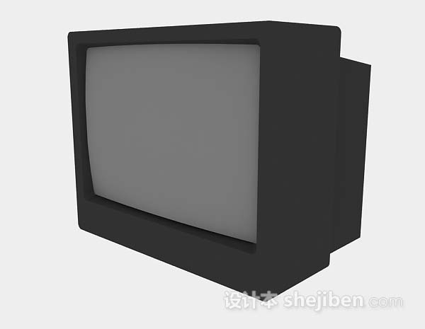 现代风格简单电视机3d模型下载