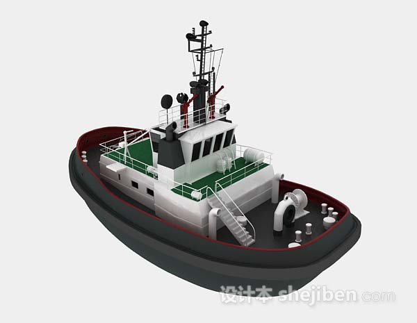免费游艇3d模型下载