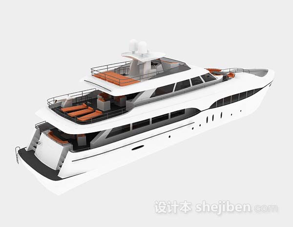 设计本游艇3d模型下载