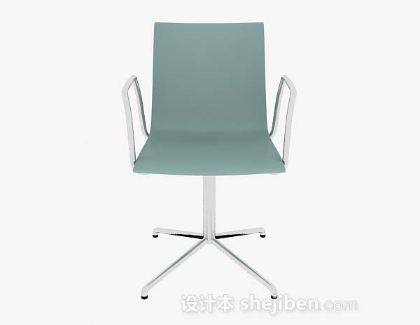 现代风格绿色简约办公椅3d模型下载