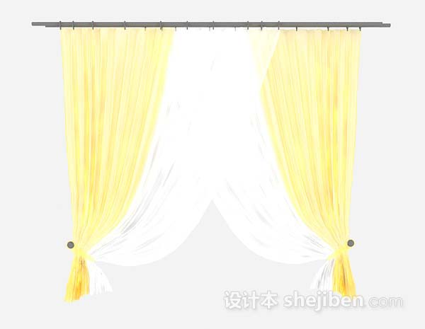黄色窗帘