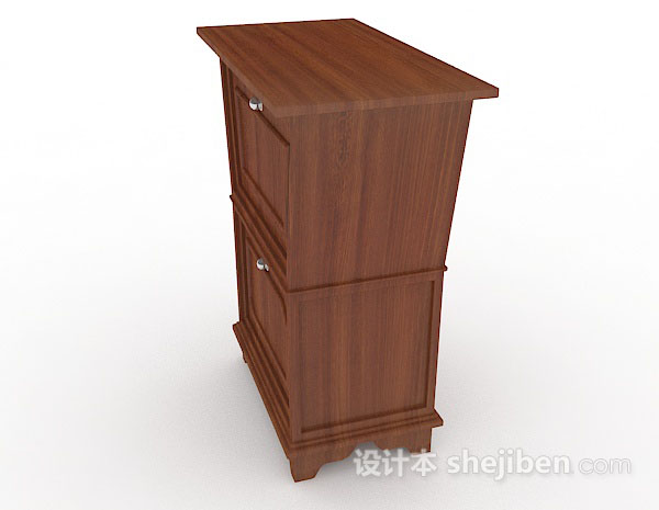 现代风格木质宋瑟厅柜3d模型下载