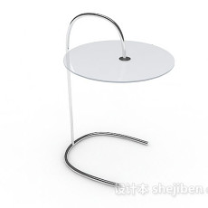 现代个性玻璃小餐桌3d模型下载
