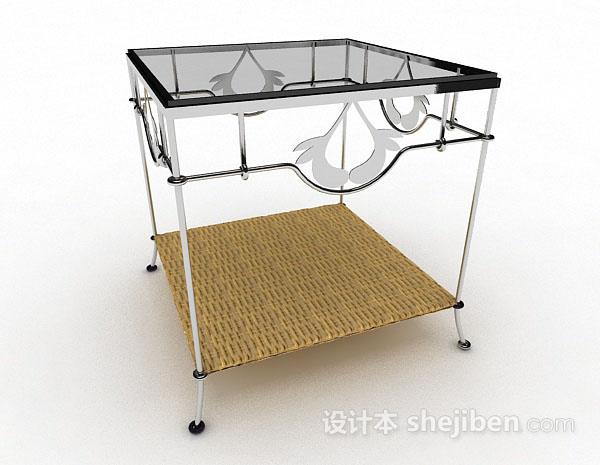 设计本休闲餐桌3d模型下载
