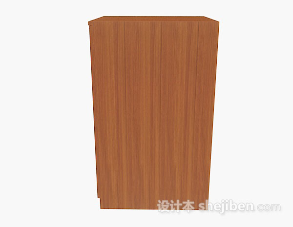 设计本木质简约衣柜3d模型下载