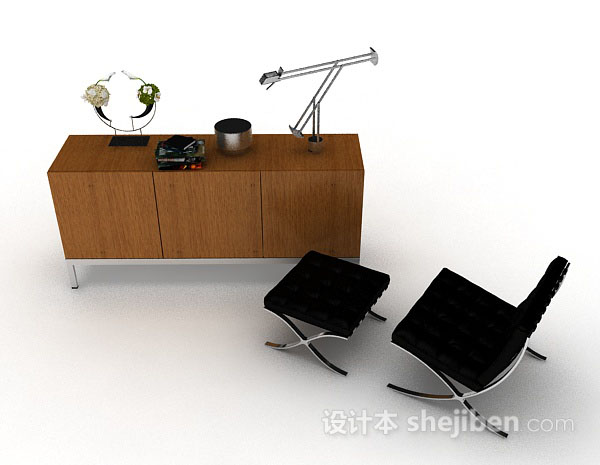现代风格家居休闲椅子3d模型下载