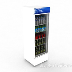 饮料冰柜3d模型下载