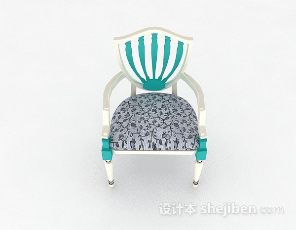 欧式风格欧式家居椅子3d模型下载