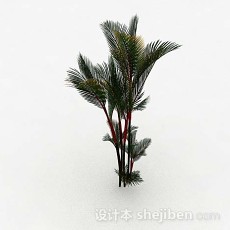 室外植树3d模型下载