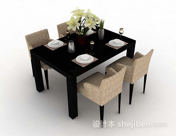 木质简约餐桌椅