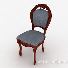 木质家居椅子3d模型下载