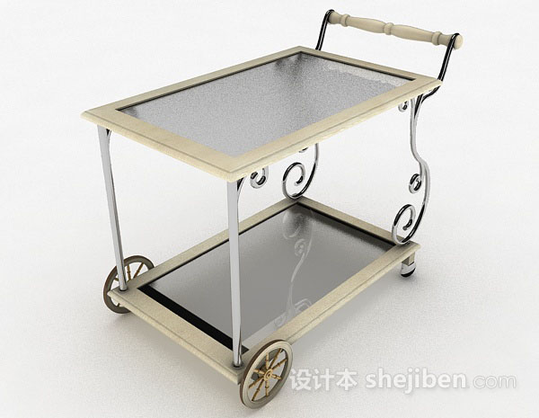 免费移动餐桌3d模型下载