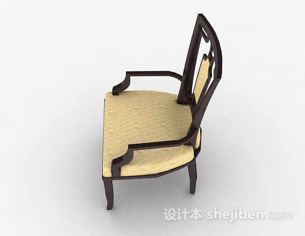 免费中式家居椅子3d模型下载