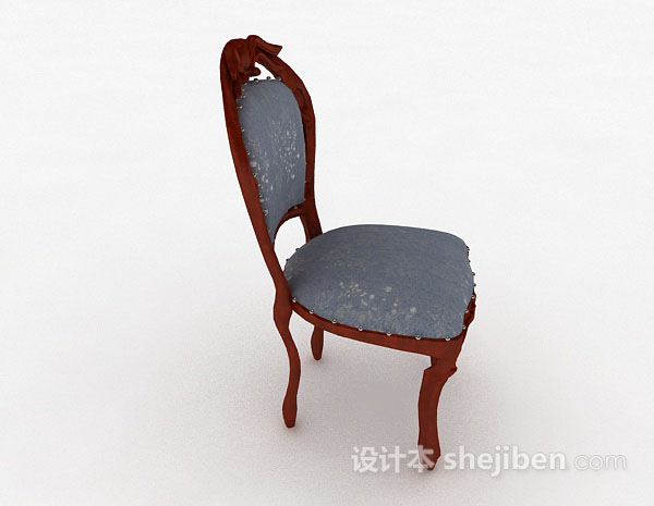 免费木质家居椅子3d模型下载