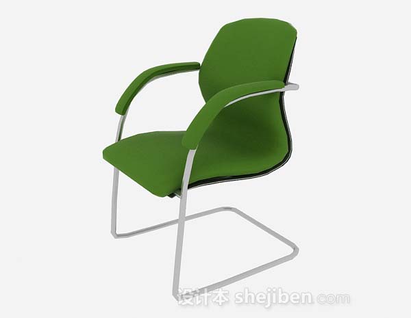 免费绿色休闲椅3d模型下载
