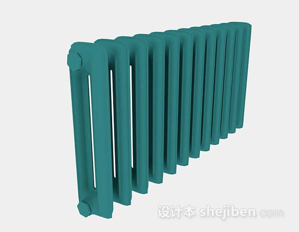 设计本绿色暖气管3d模型下载