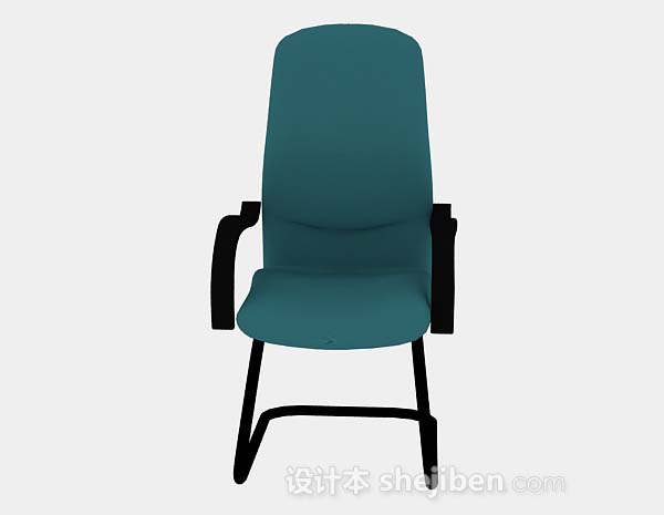 现代风格简约绿色家居椅3d模型下载