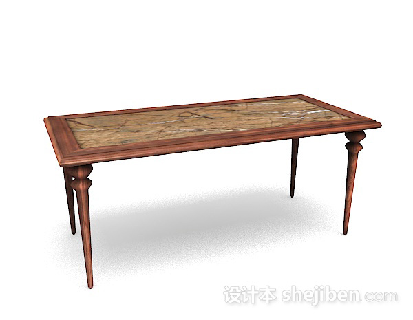 木质棕色餐桌