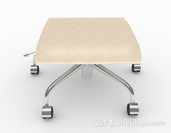 现代风格家居轮滑凳子3d模型下载
