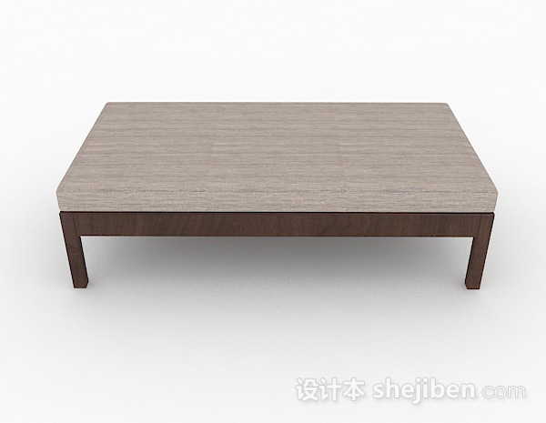 现代风格简约沙发凳3d模型下载