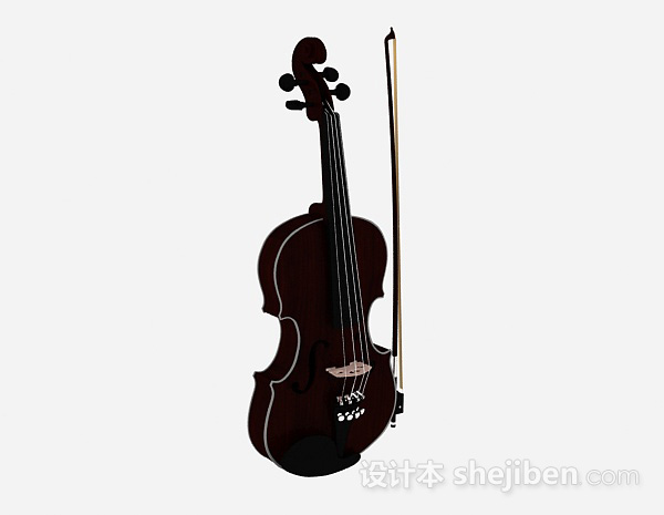 小提琴3d模型下载