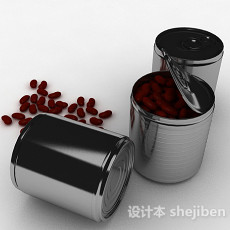 红豆罐头3d模型下载