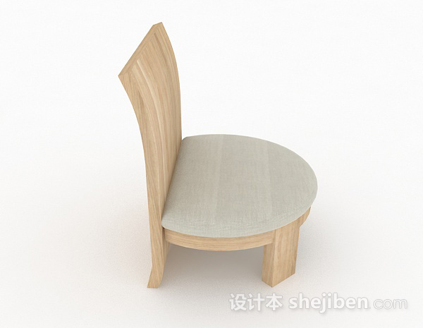 设计本日式创意休闲椅子3d模型下载