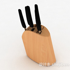 厨房刀具套装3d模型下载