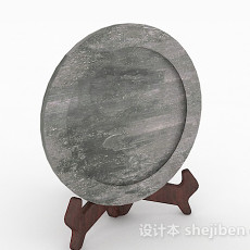 中式风格石质家居生活摆件3d模型下载