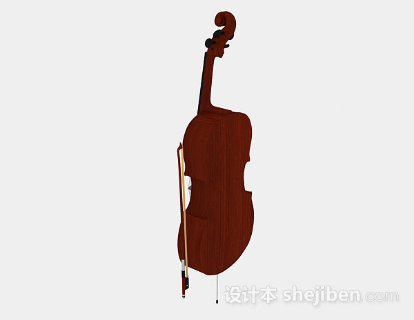设计本大提琴3d模型下载