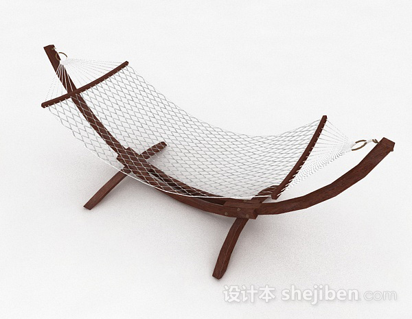 现代风格木质摇椅