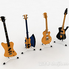 吉他3d模型下载