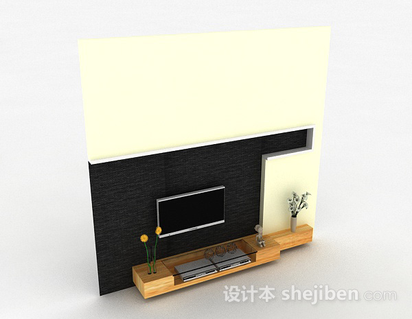 最新现代风格时尚木质电视柜