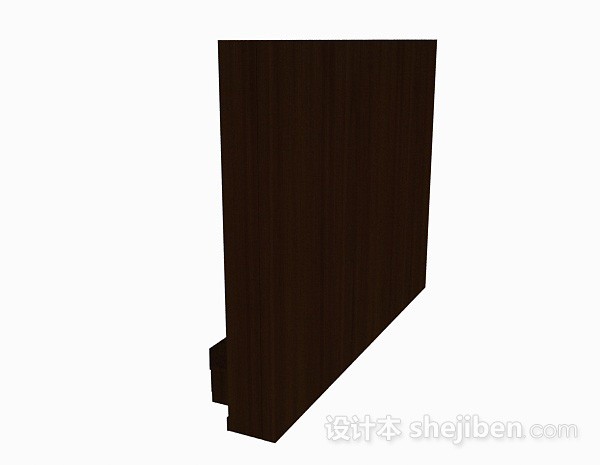 设计本现代风格木质电视背景墙3d模型下载
