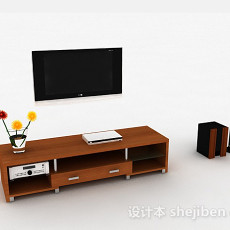 现代风格时尚组合电视柜3d模型下载