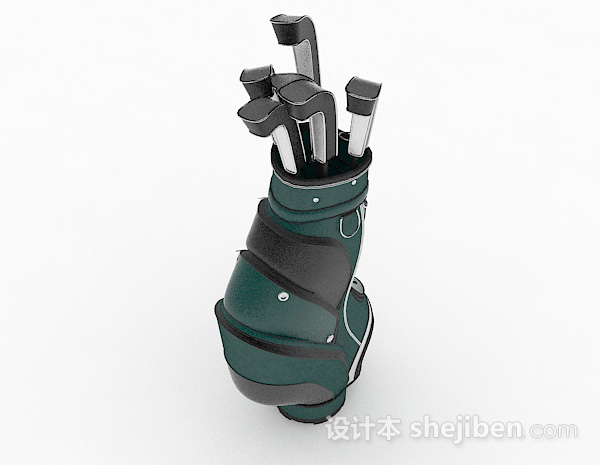 设计本高尔夫球杆3d模型下载