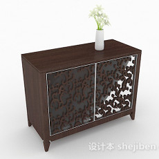 中式风格家居柜子3d模型下载